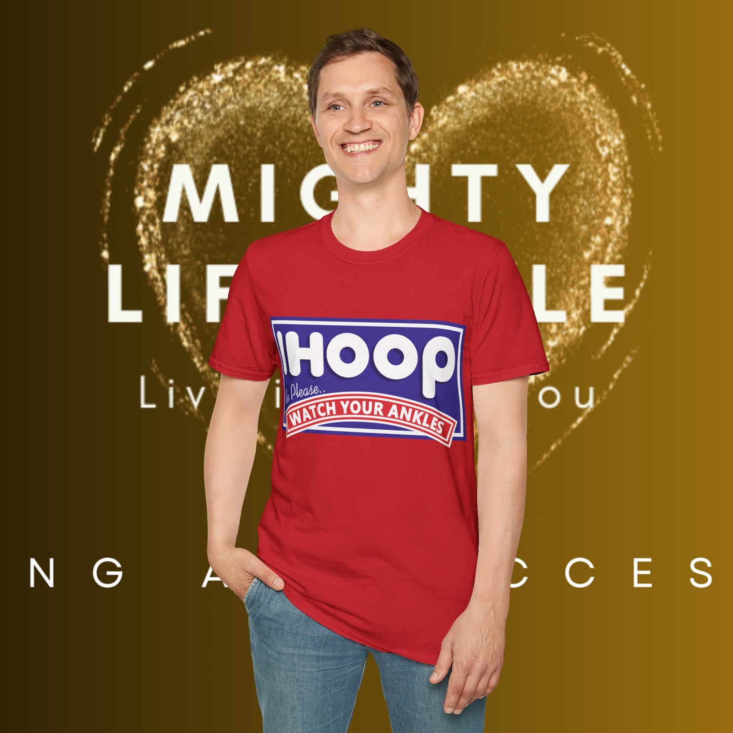 Basketball Shirt | IHoop Ankles Shirt | Sports Shirt | Gift for Baller | Baller Shirt | Mighty Lifestyle |  Softstyle T-Shirt