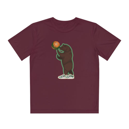 Grizzly Baller Youth Competitor Tee, Baller Shirt, Bear Baller Basketball Shirt, Best Sports Shirt, Keep Cool Shirt