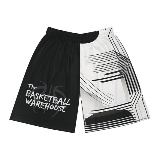 BW Black White Basketball Shorts - Hoopers