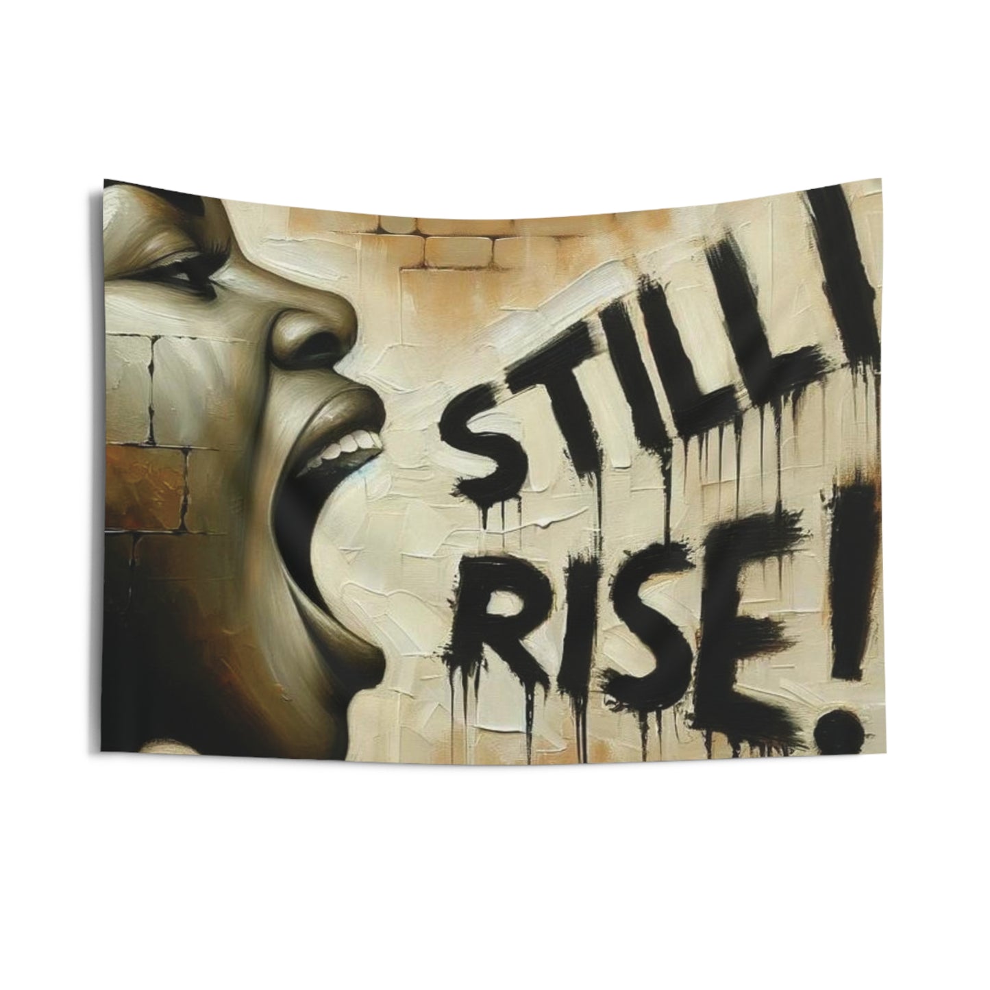 Still I Rise Art | Mansion Decor | Dorm Decor | Still I Rise Apartment Wall Art | Indoor Wall Tapestries |Still I Rise Art Tapestry