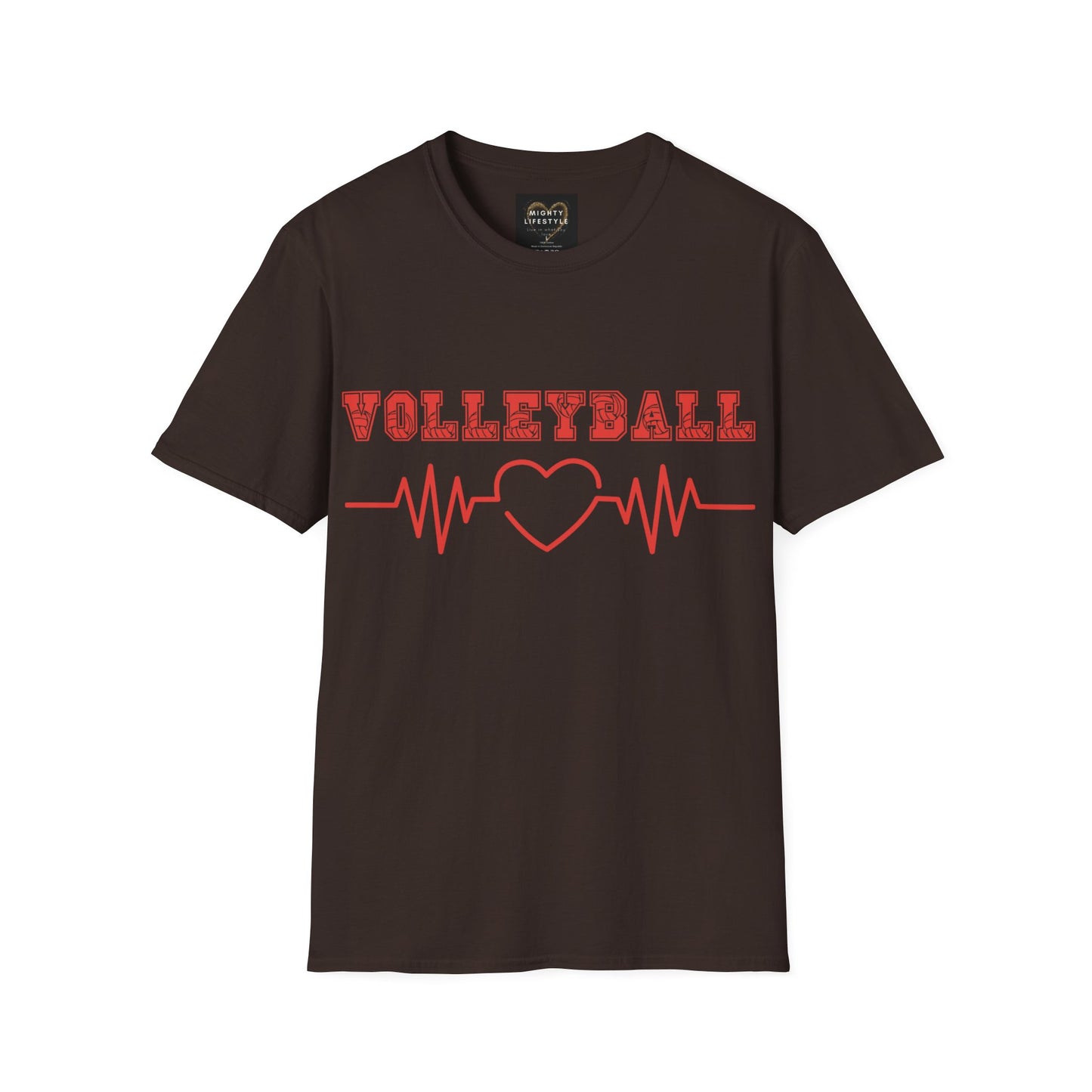 Volleyball Mom  | Volleyball Shirt | Sports Shirt | Baller Shirt | Mighty Lifestyle |  Softstyle T-Shirt