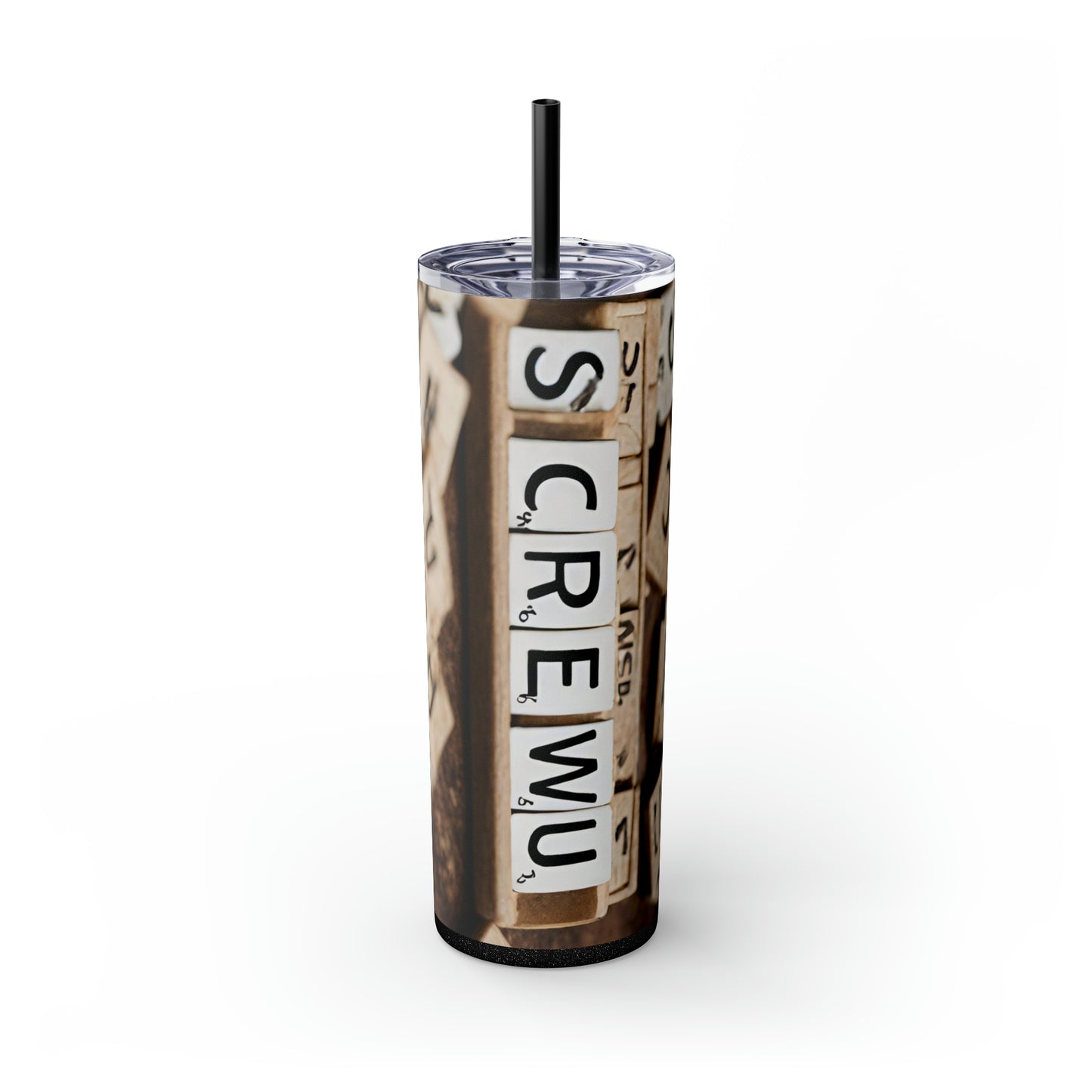 SCREW U, Screw You, AntiSocial Tumbler, Tumbler, Funny Tumbler, Tumbler Skinny Tumbler with Straw, 20oz