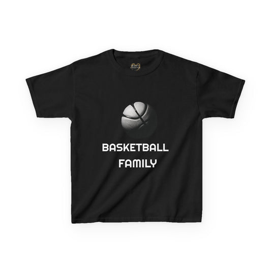 BW Basketball Family | Youth Kids Basketball Shirt | Sports Shirt | Unisex Shirt | Casual or Sports Shirt for Kids
