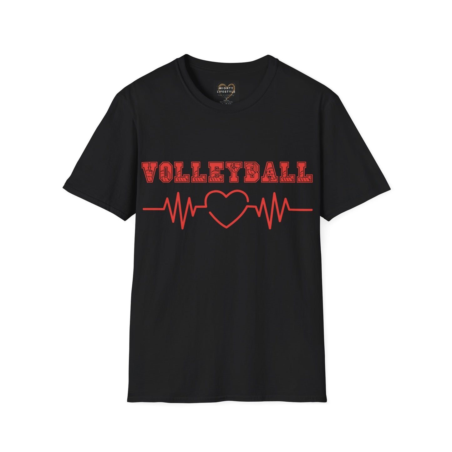 Volleyball Mom  | Volleyball Shirt | Sports Shirt | Baller Shirt | Mighty Lifestyle |  Softstyle T-Shirt