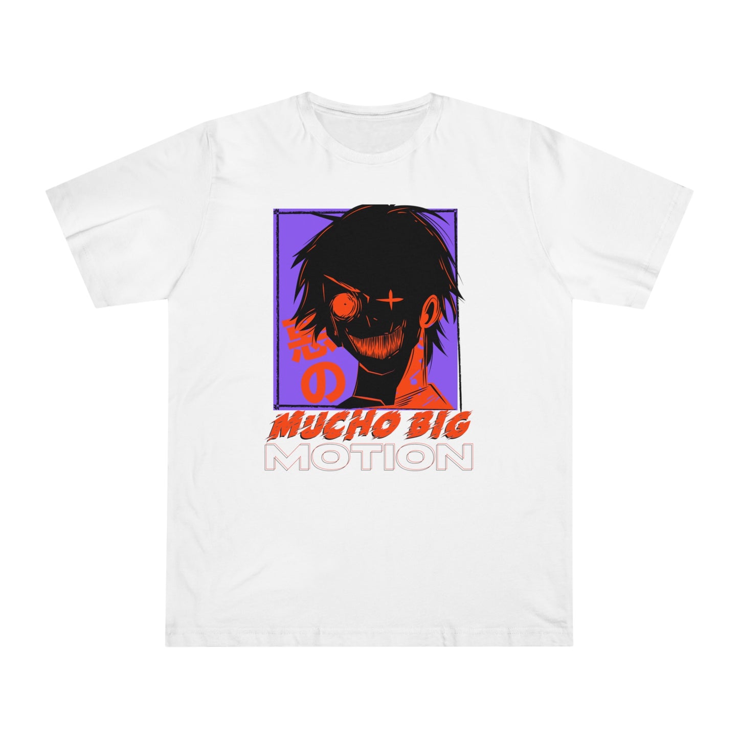Mucho BIg Motion Blanco Anime Unisex Deluxe T-shirt
