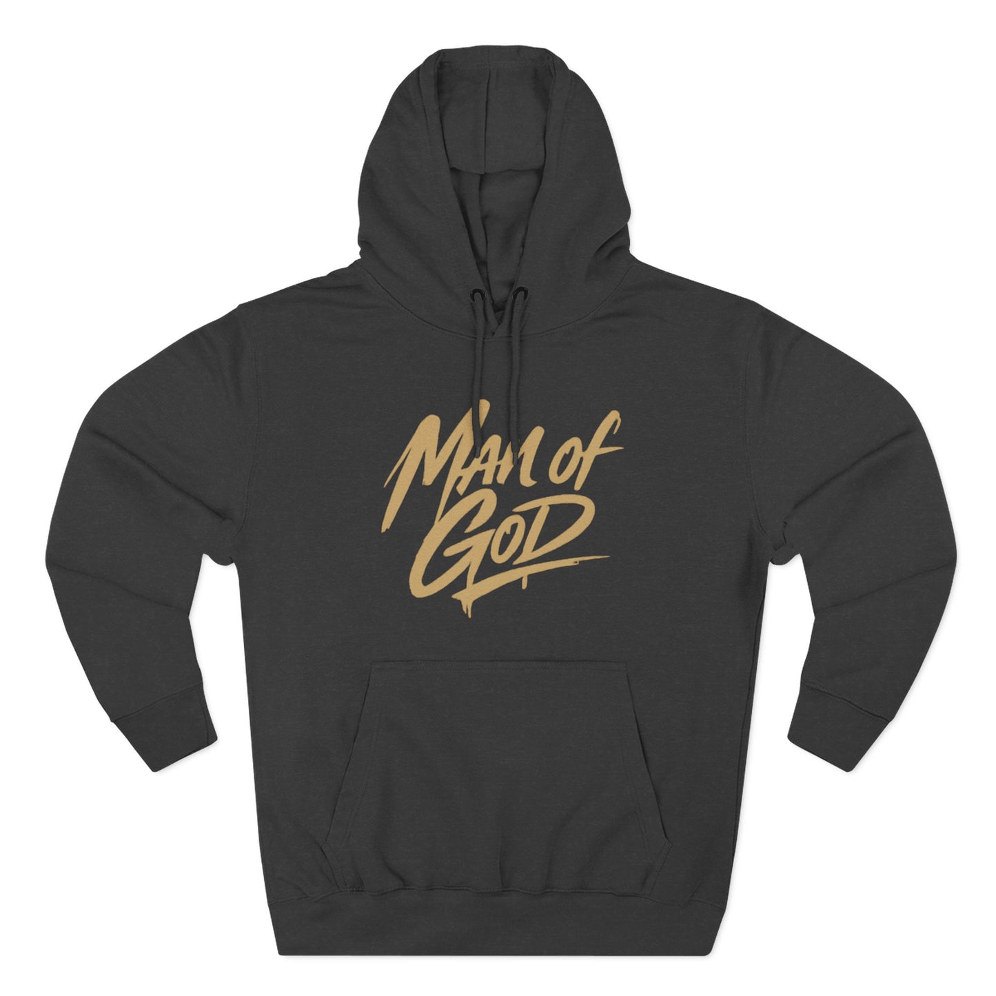 Man of God “Fearfully and Wonderfully Made" Hoodie — Three-Panel Fleece Faith Based Hoodie Christian Hoodie Jesus Hoodie God Hoodie