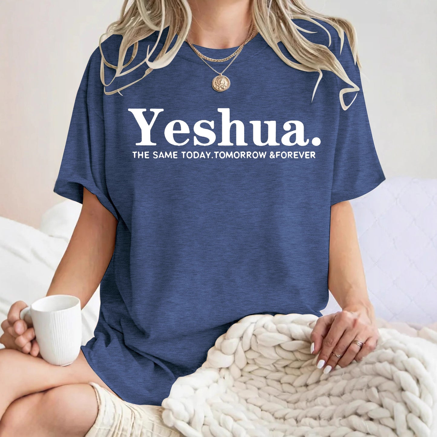 Short sleeved Yeshua print