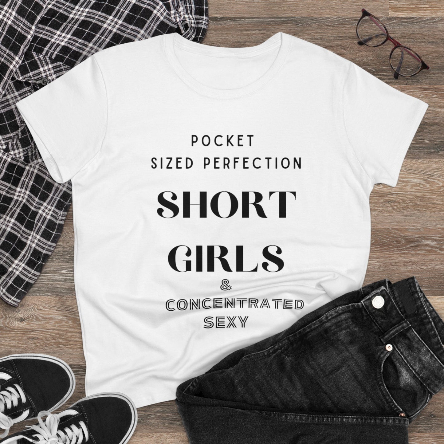 Short Girls Shirt | Women's Midweight Cotton Tee