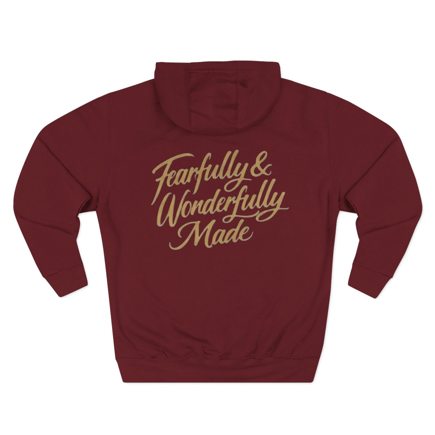 Woman of God "Fearfully and Wonderfully Made" Fleece Hoodie Faith Based Hoodie Christian Hoodie