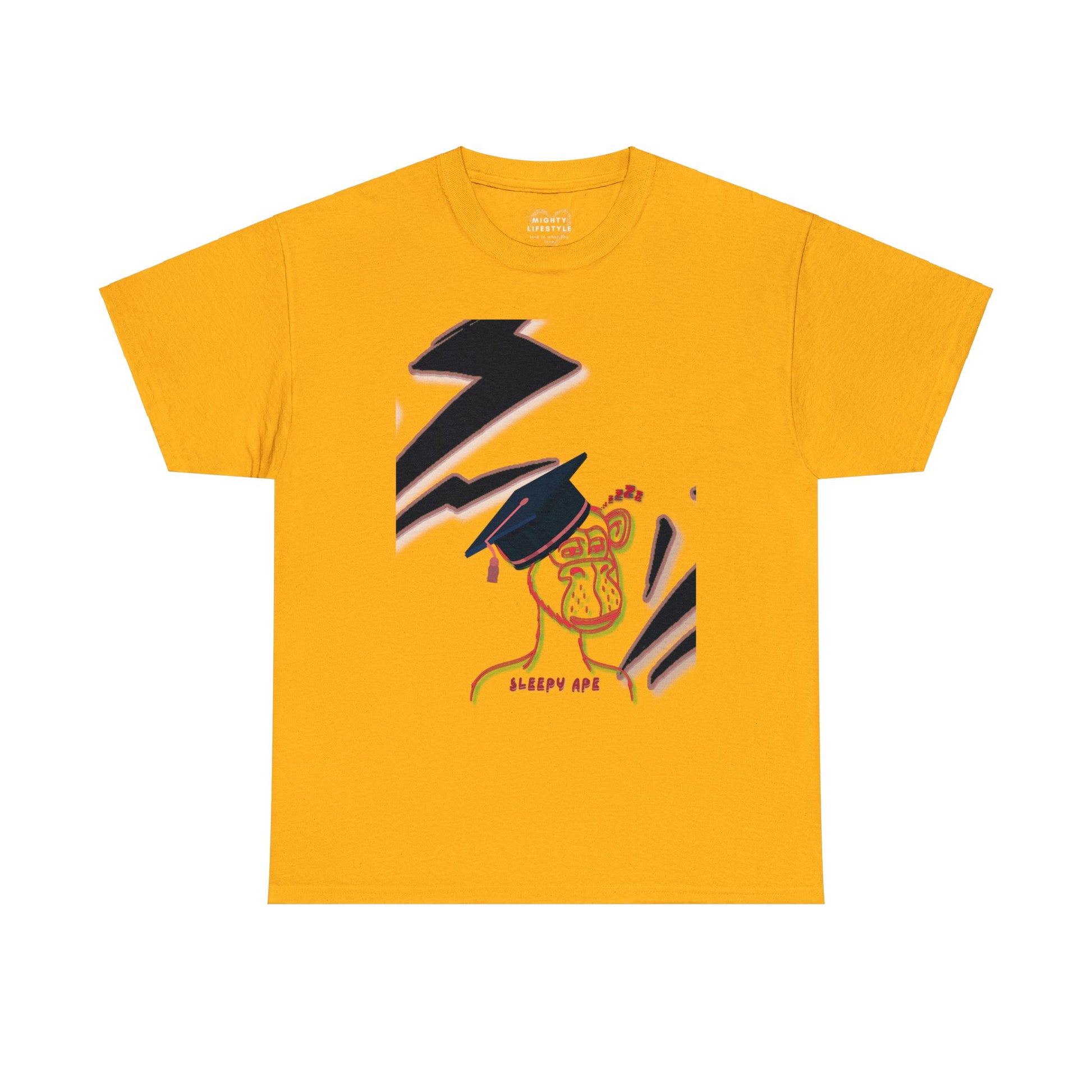 Graduate Sleepy Ape Shirt, Unisex Shirt for Graduate, Shirt for student, Gift for student, Gift for graduate - Mighty Lifestyle
