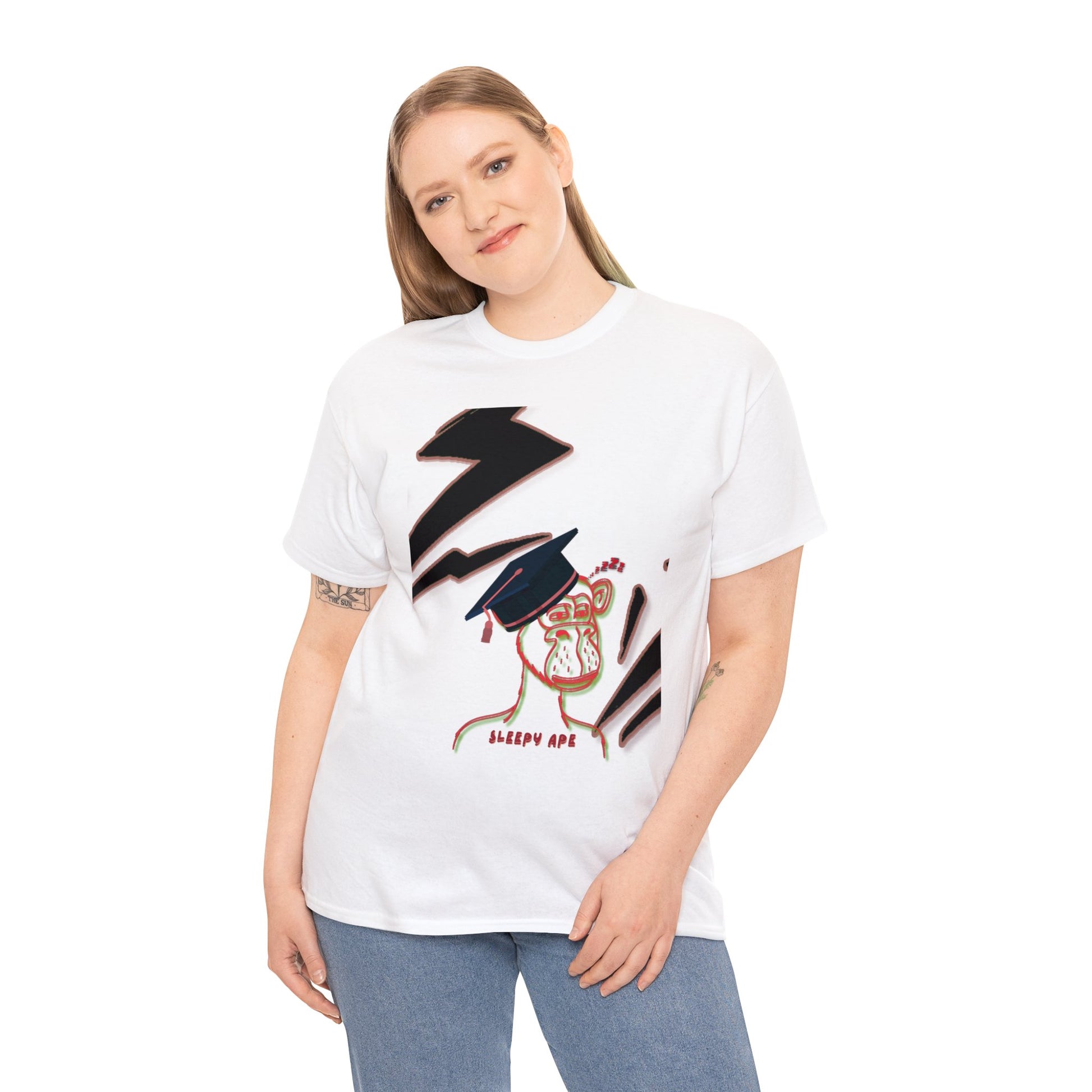 Graduate Sleepy Ape Shirt, Unisex Shirt for Graduate, Shirt for student, Gift for student, Gift for graduate - Mighty Lifestyle