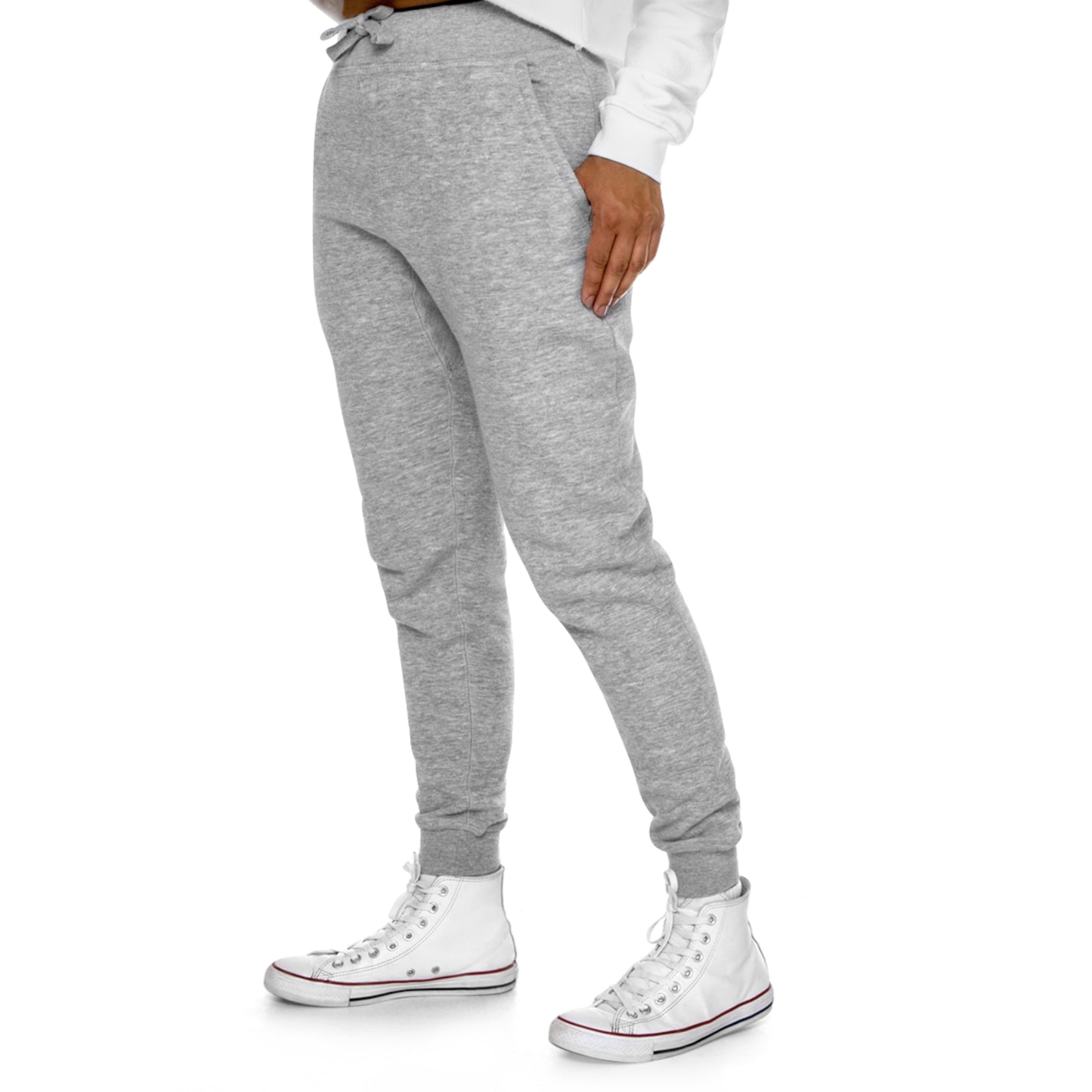 Mighty Lifestyle God Family Health Wealth | Unisex Fleece Joggers