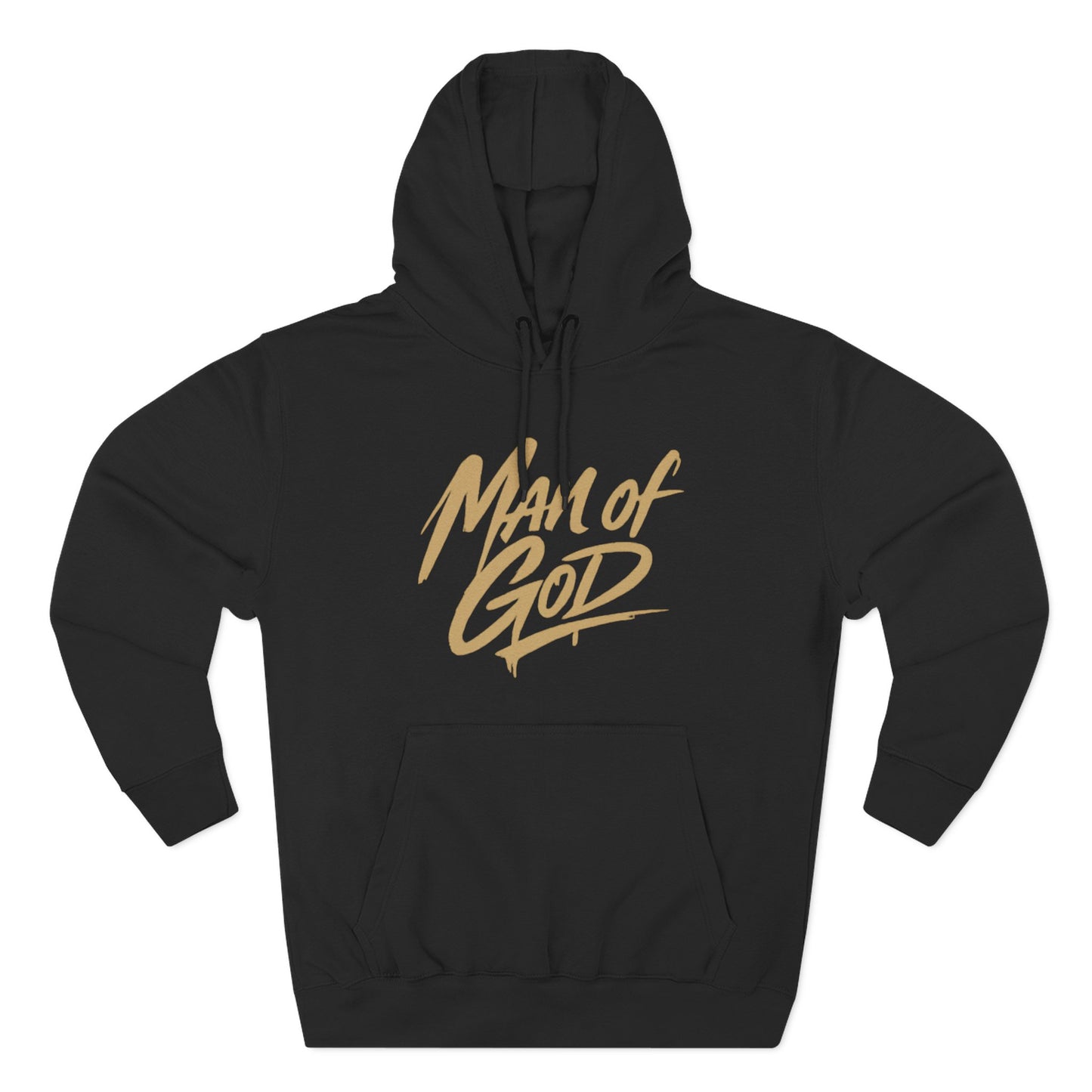 Man of God “Fearfully and Wonderfully Made" Hoodie — Three-Panel Fleece Faith Based Hoodie Christian Hoodie Jesus Hoodie God Hoodie