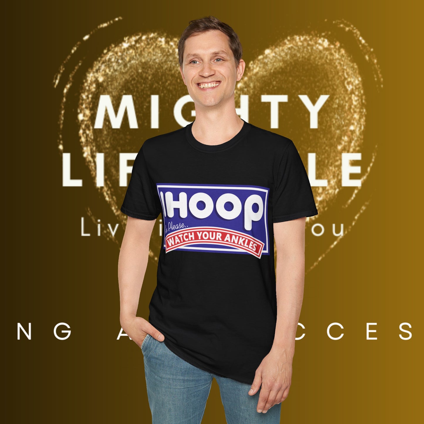 Basketball Shirt | IHoop Ankles Shirt | Sports Shirt | Gift for Baller | Baller Shirt | Mighty Lifestyle |  Softstyle T-Shirt