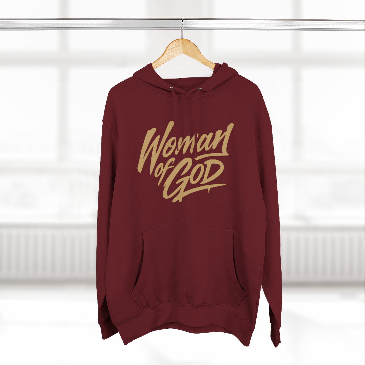 Woman of God "Fearfully and Wonderfully Made" Fleece Hoodie Faith Based Hoodie Christian Hoodie