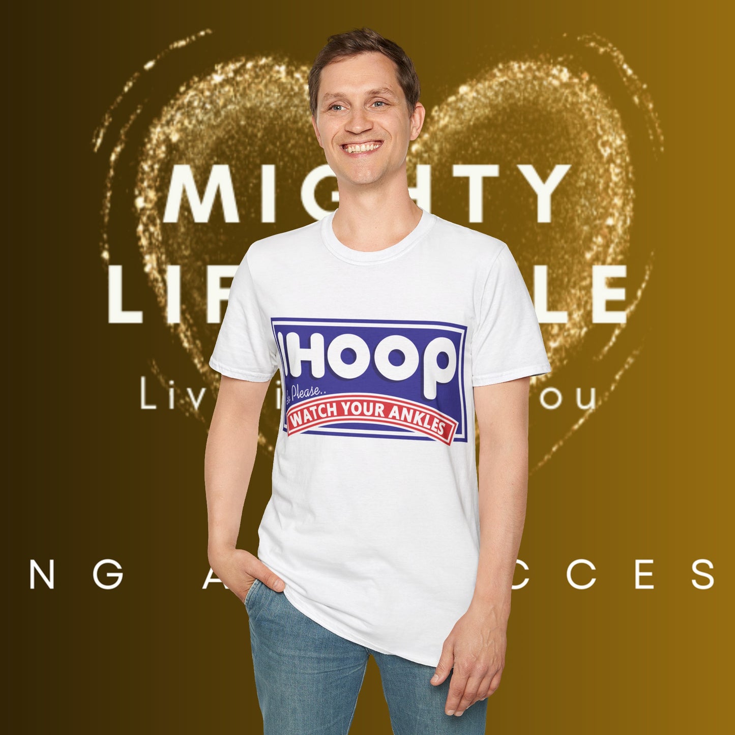 Basketball Shirt | IHoop Ankles Shirt | Sports Shirt | Gift for Baller | Baller Shirt | Mighty Lifestyle |  Softstyle T-Shirt