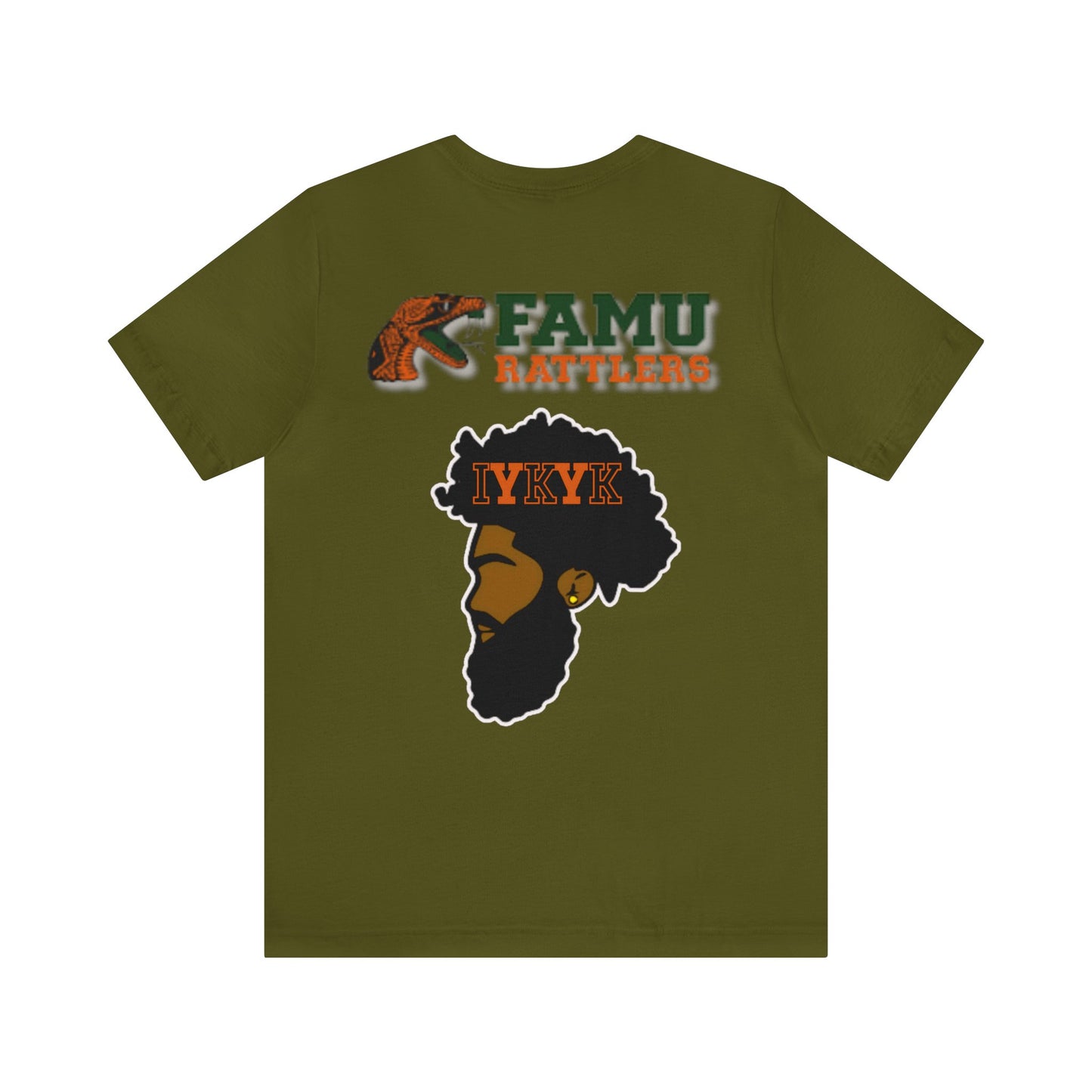 Rattler Shirt Male Afro, FAMU Shirt, FAMU Grad, FAMU Alum, Gift For Rattler, Gift for Rattler Alum