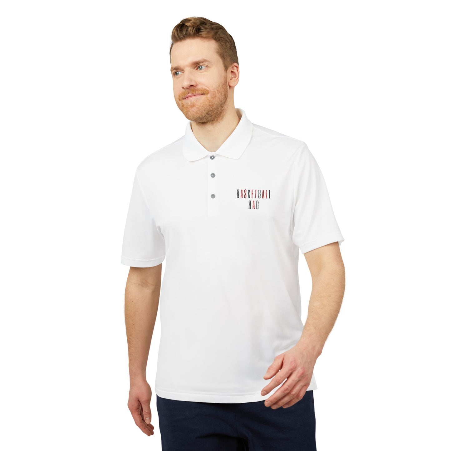 BW Adidas Performance Polo - Ideal for Basketball Tournaments, Golf & Training - Father's Day Gift
