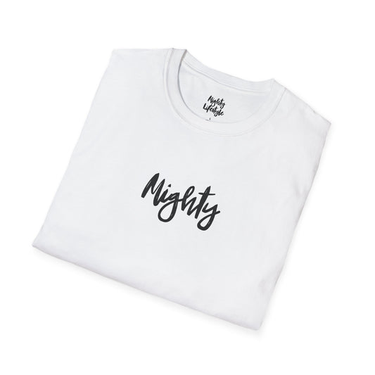 Mighty Lifestyle - Faith Based - Softstyle Unisex T-Shirt, Inspirational Tee, Casual Wear, Gift for Friends, Everyday Comfort, Motivational Apparel