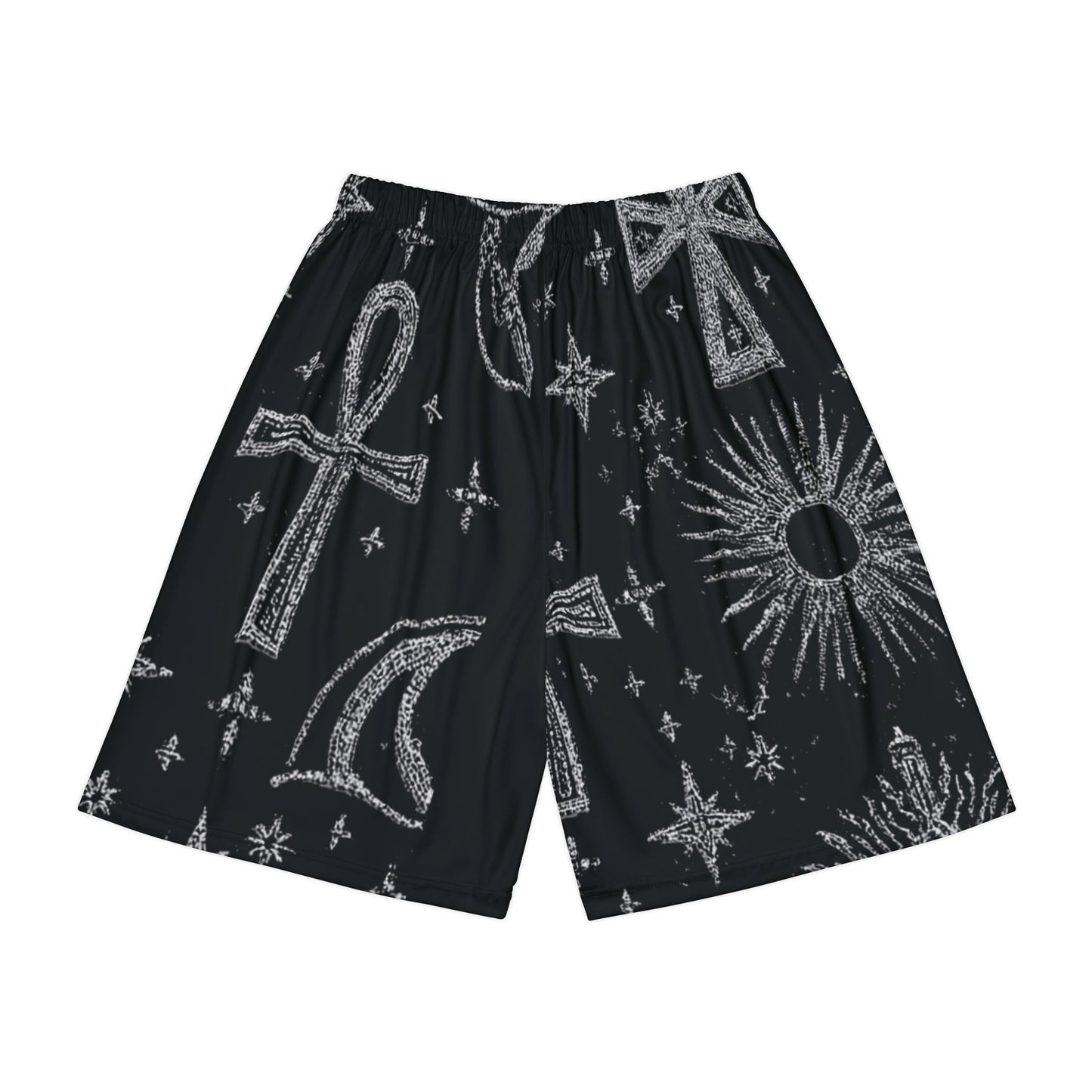 Crowned Worthy Up Next Celestial Crown Basketball Shorts for Men – Lightweight Performance Training Shorts for Court, Gym & Street | Crowned Worthy Celestial Crown Basketball Shorts 'Up Next' Athletic