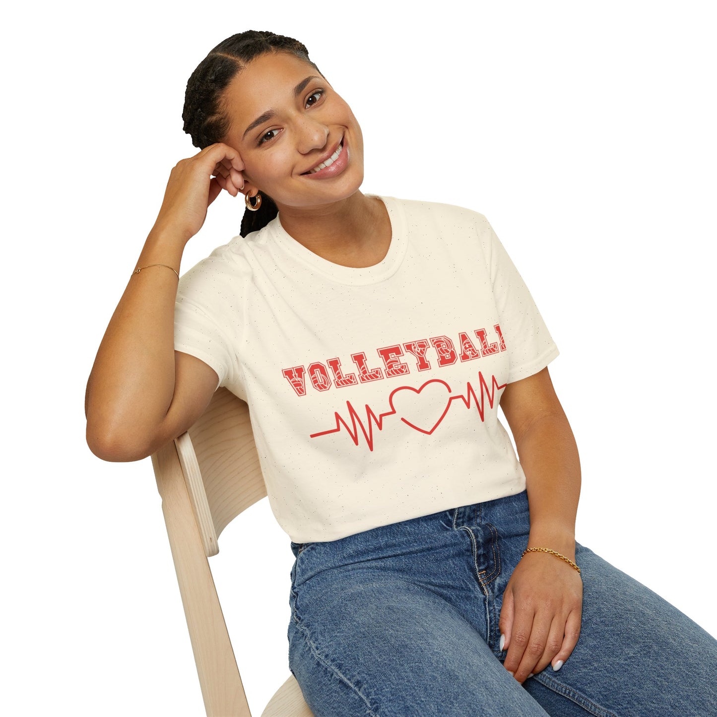 Volleyball Mom  | Volleyball Shirt | Sports Shirt | Baller Shirt | Mighty Lifestyle |  Softstyle T-Shirt