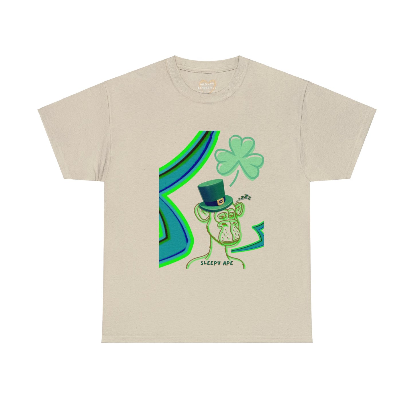 St Patrick's Sleepy Ape Shirt, St Patrick's Day Shirt, Lucky Shirt, Shirt for Spring, Gift for St Patty