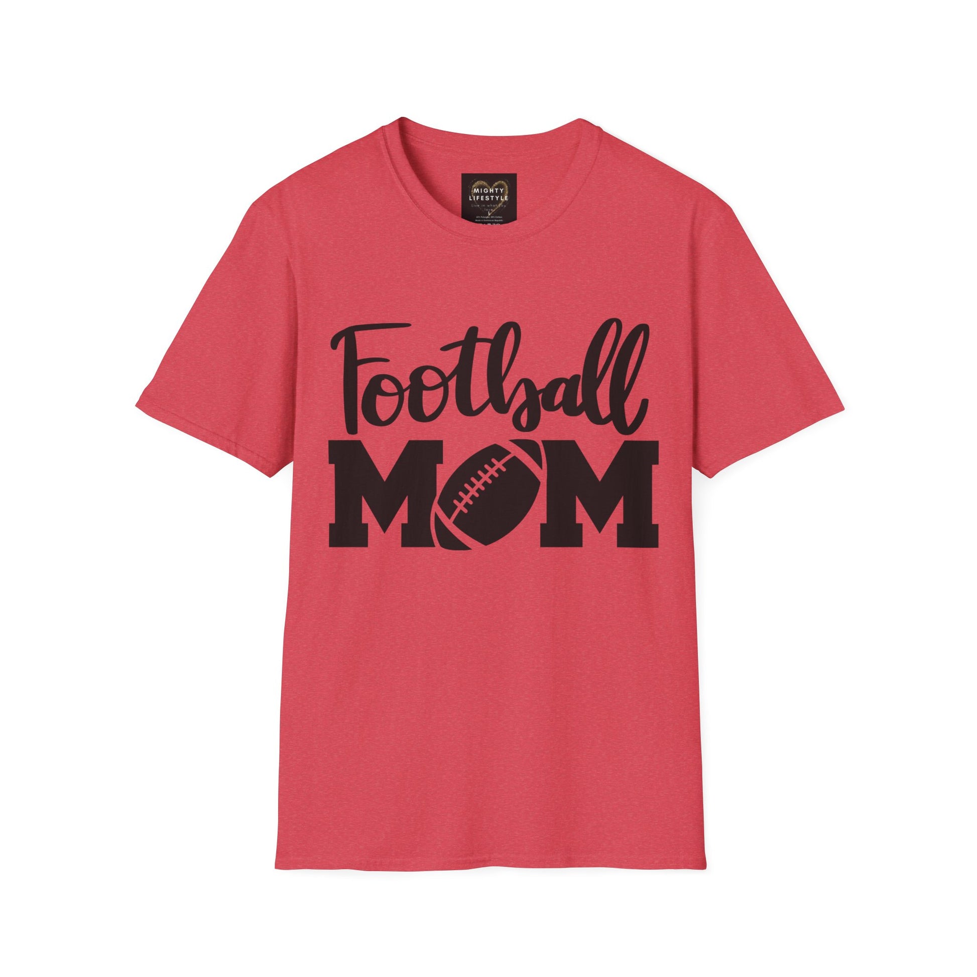 Football Mom Fan Shirt | Tackle and Flag Football Shirt | Sports Shirt | Football Player Shirt | Mighty Lifestyle | Softstyle T-Shirt - Mighty Lifestyle