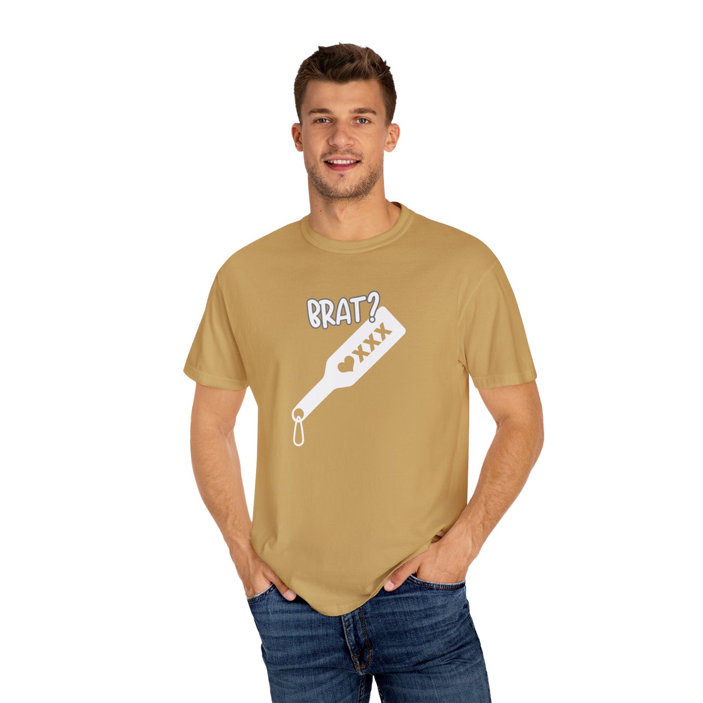 Brat, Brat Shirt, Sub_Dom Tee, Unisex Garment - Dyed T-shirt - Mighty Lifestyle