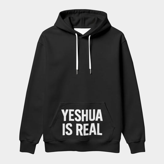 Yeshua is Real Stop Playing Faith Based Men's Pullover Hoodie