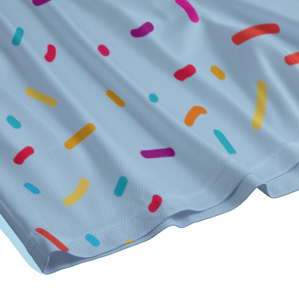 Custom Men’s Sky Blueberry Ice Cream Drip Mesh Basketball Shorts – Personalized Team or Streetwear Shorts | Lightweight Breathable Sports Shorts | Your Logo  Men's Sky Blueberry Ice Cream Drip Mesh Shorts