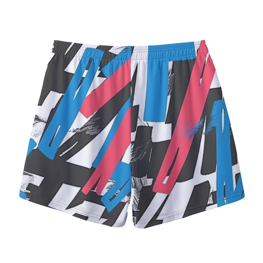 Abstract Mighty Lifestyle Basketball Gym Shorts Pocket Shorts