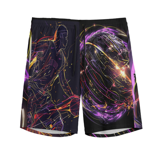 Nova Lightning Neon Epic Basketball Shorts  Sports Short, Neon basketball shorts, lightning print shorts, epic basketball shorts, mens athletic shorts, teens basketball shorts, quick dry sports shorts, breathable workout shorts, moisture wicking gym short