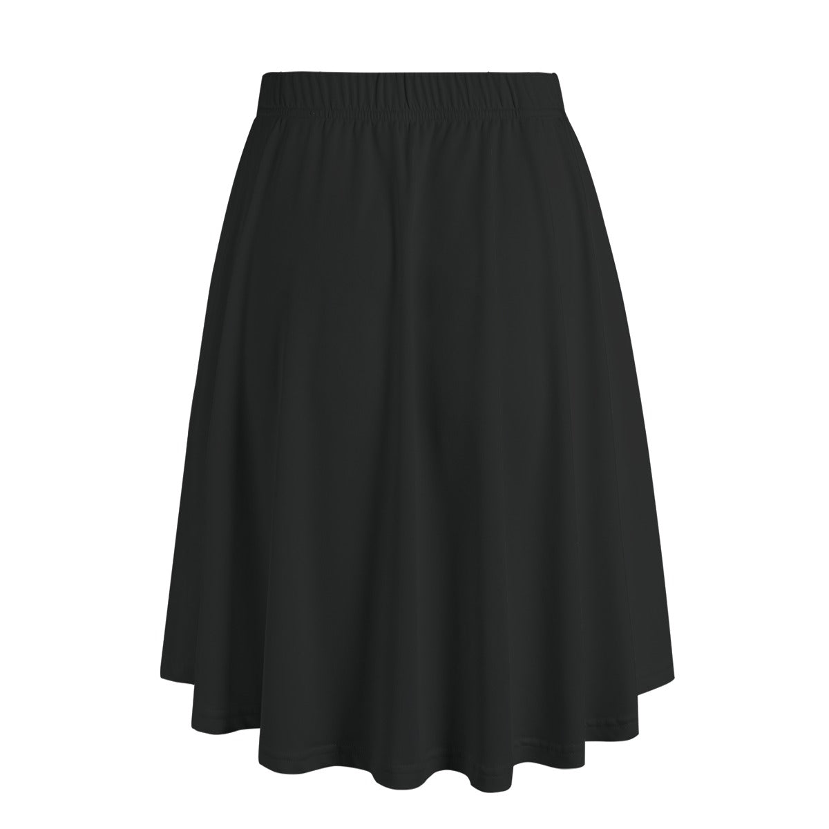 ML Minimalist Black Women's Long Maxi Skirt With Pockets