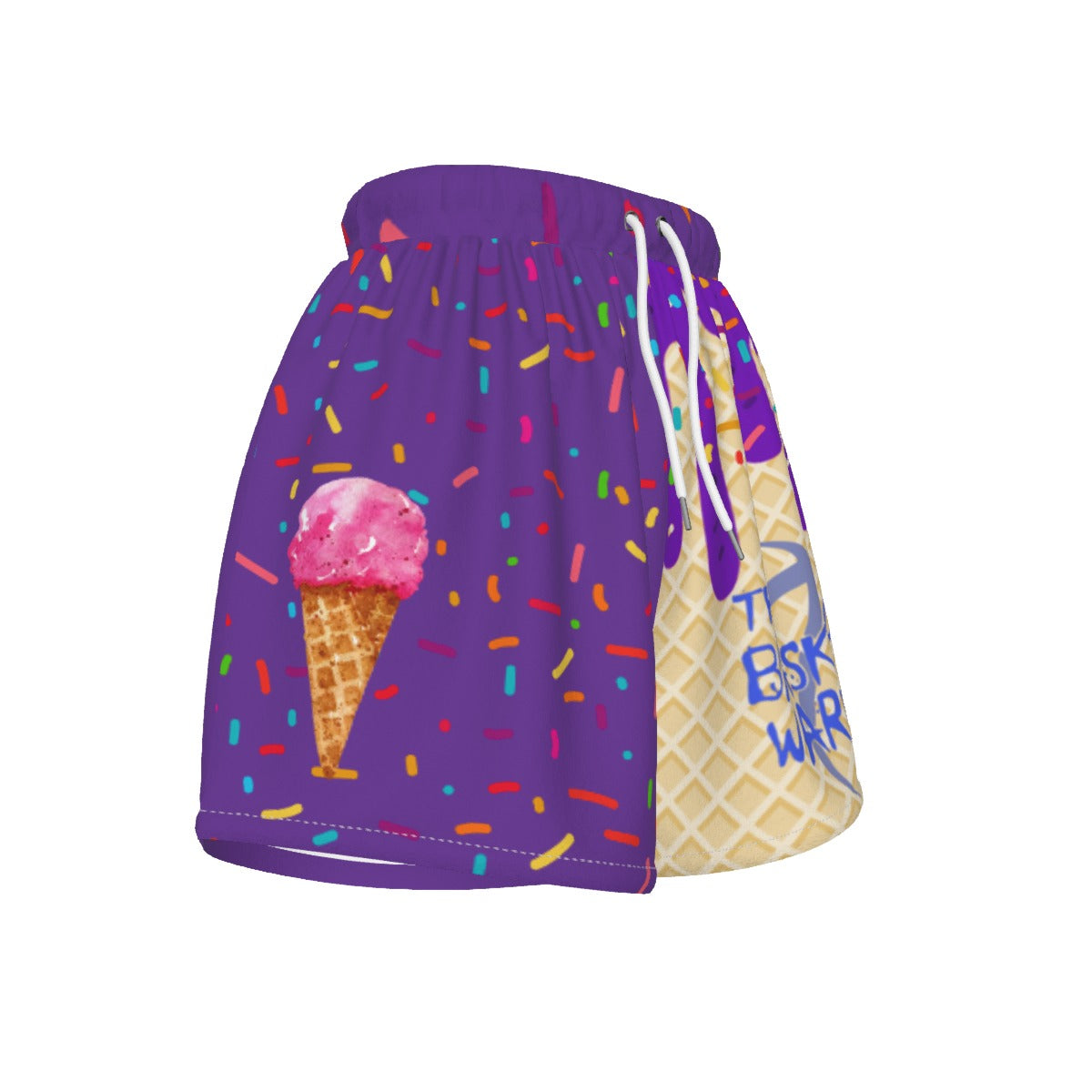 Custom Basketball Warehouse  Grape Purple Ice Cream Drip Sports Shorts