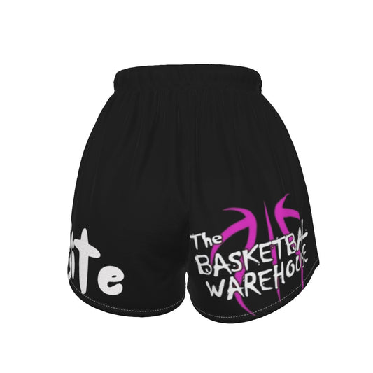 Custom Your Logo Black Sniper Women's Basketball Shorts