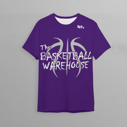 Custom Basketball Warehouse Grape Purple Children's Sports T-Shirt