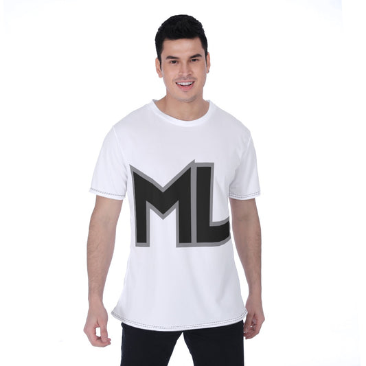 ML Bold Triple Cross Three Cross All-Over Print Men's T-shirt | Birdseye