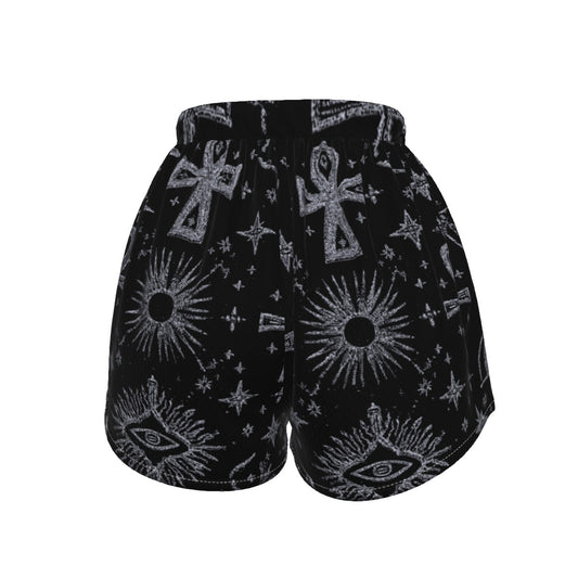Crowned Worthy Basketball Shorts for Teens & Women – Lightweight Performance Mesh, Streetwear & Gym Training Shorts