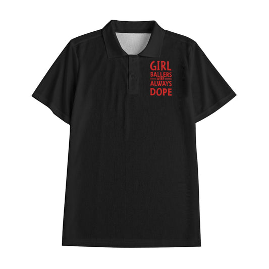 BW Girl Ballers Were Always Dope Men's Polo Shirt