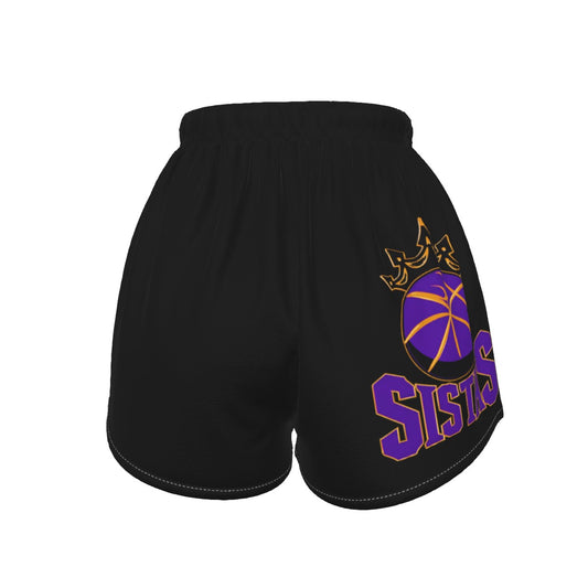 Custom SISTAS Basketball Team Shorts for Players & Supporters | 2025–2026 | Youth/Teen Sizes (Large Logo)
