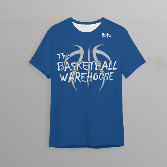 Custom Basketball Warehouse Blue Children's Sports T-Shirt