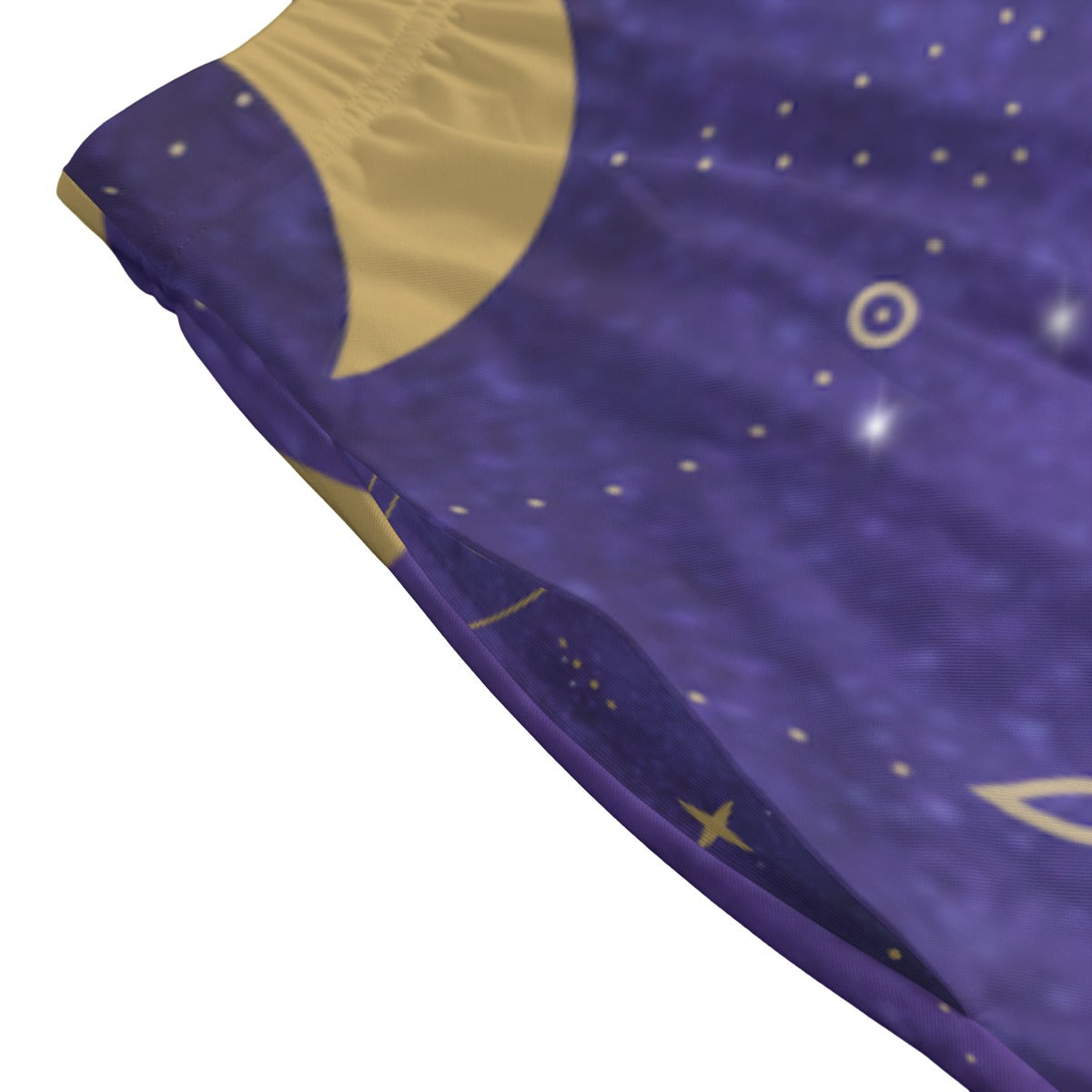 Astrological Stars Moon Women's Long Maxi Skirt With Pockets
