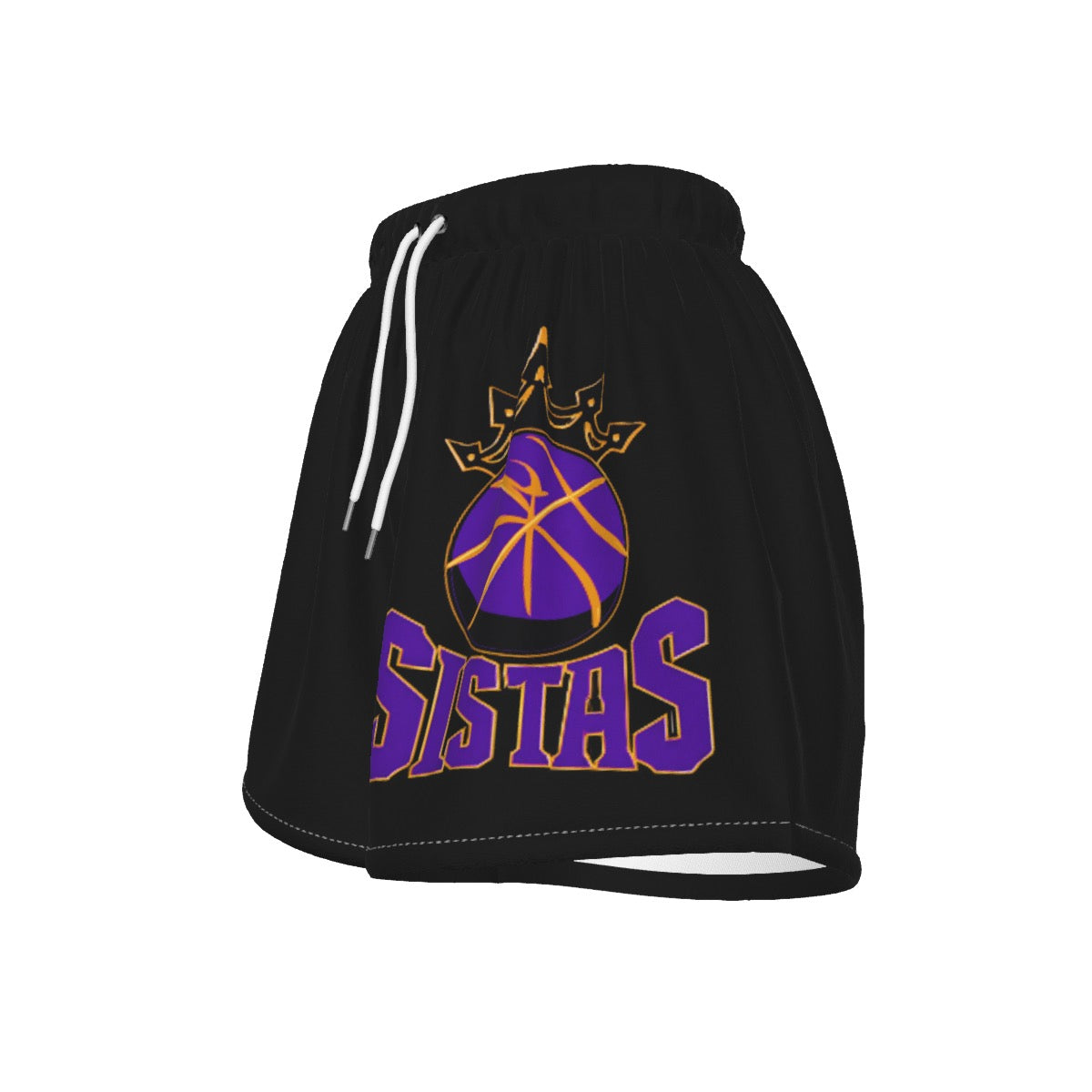 Custom SISTAS Basketball Team Shorts for Players & Supporters | 2025–2026 | Youth/Teen Sizes (Large Logo)