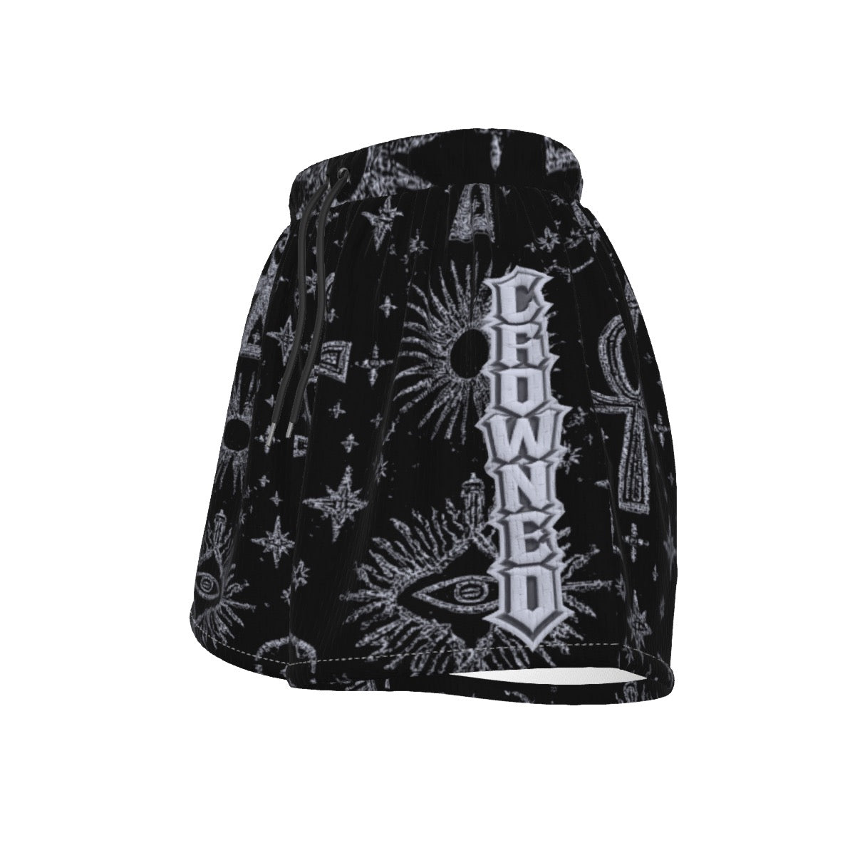 Crowned Worthy Basketball Shorts for Teens & Women – Lightweight Performance Mesh, Streetwear & Gym Training Shorts