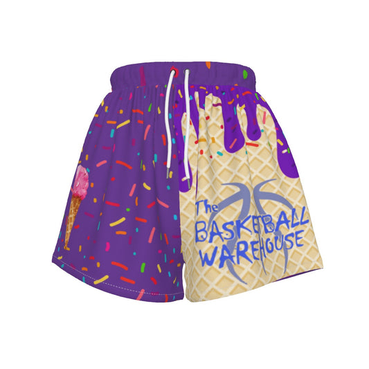 Custom Basketball Warehouse  Grape Purple Ice Cream Drip Sports Shorts