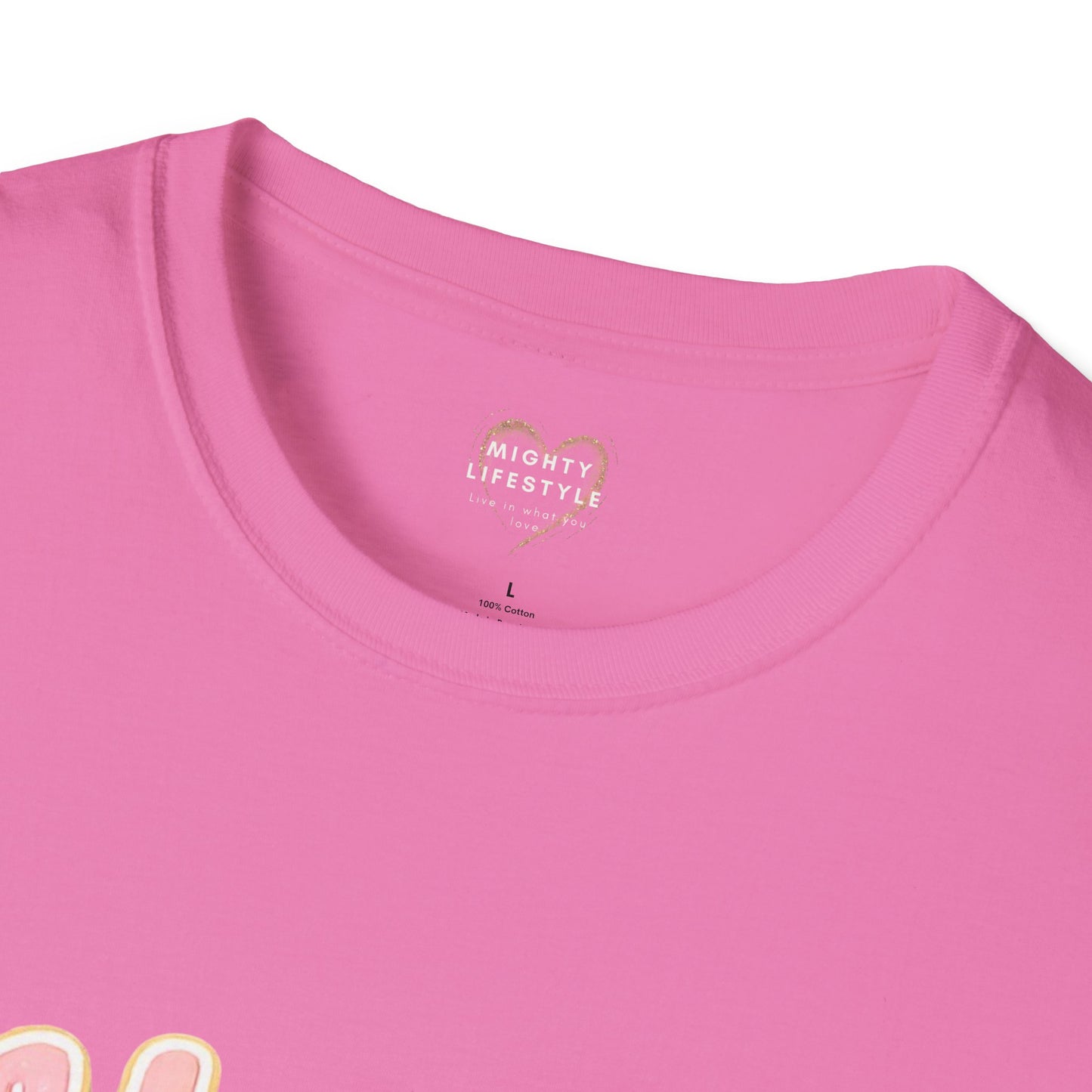 Happy Easter Bunny Graphic Tee – Cute Pastel Easter Shirt for Women, Spring Holiday Outfit, Easter Egg Hunt Shirt