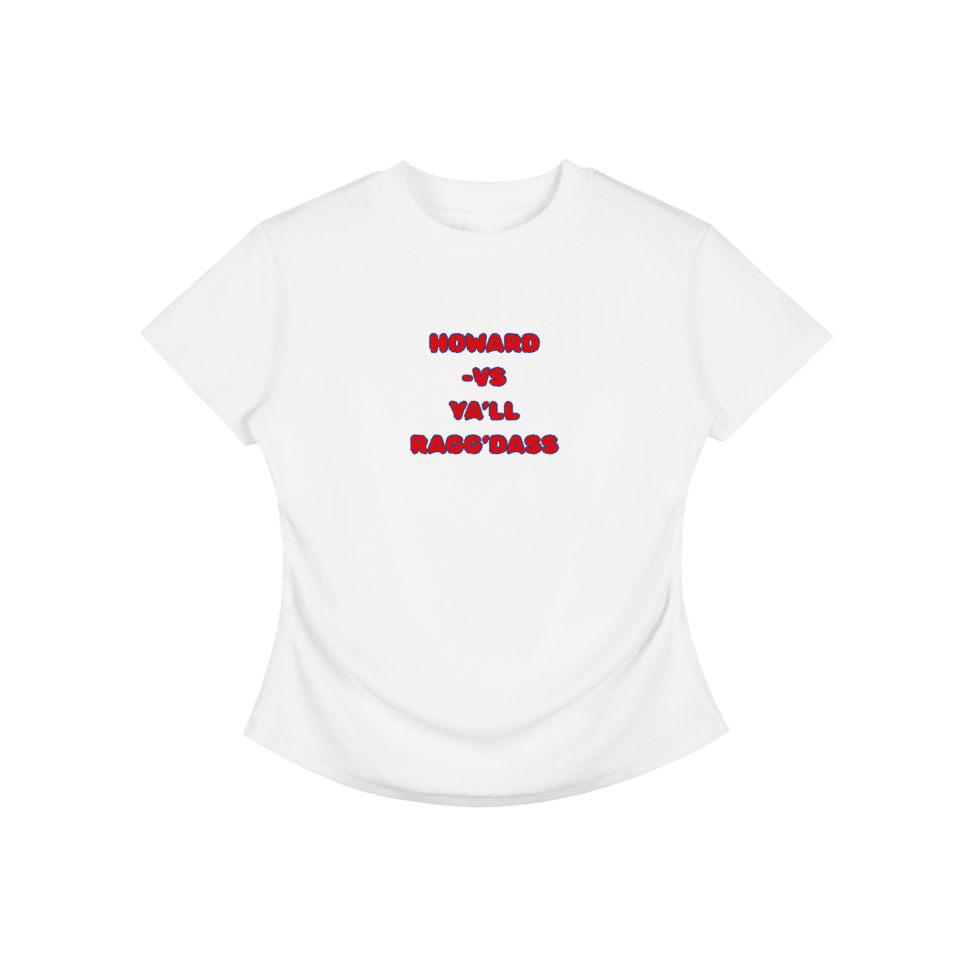 Howard University Shirt, Howard U, HU Bison Shirt Vintage Washed Bodycon Cotton T-Shirt | Ragg’Dass