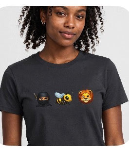 Ninjas Be Lyin' Emoji Tee — Ninjas • Bee • Lion Graphic T-Shirt