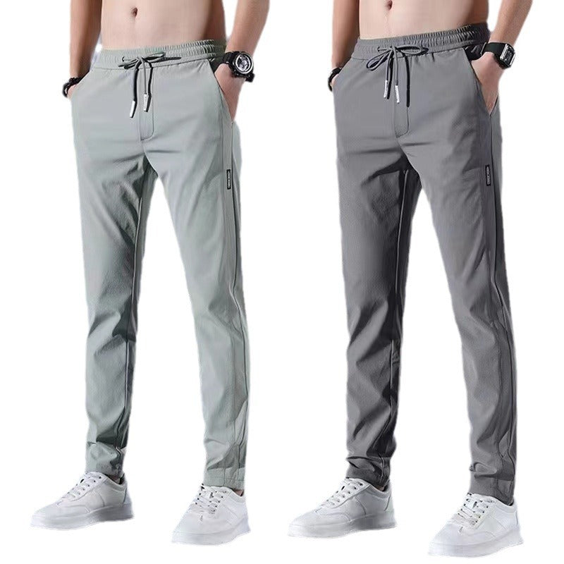 Mighty Lifestyle Pants | Men's Business casual pants elastic breathable straight leg oversized sports pants