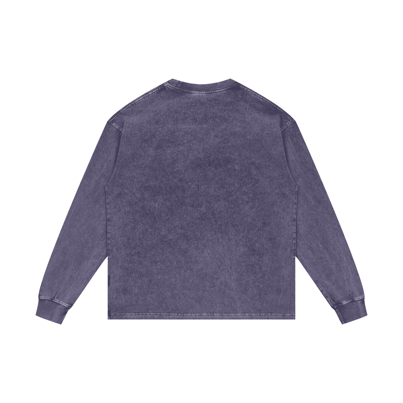 HIM Acid Wash Oversize Long Sleeve T-Shirt